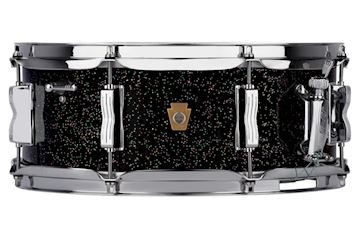 Ludwig - 5.5x14 legacy mah  "jazz fest" snare - black galaxy