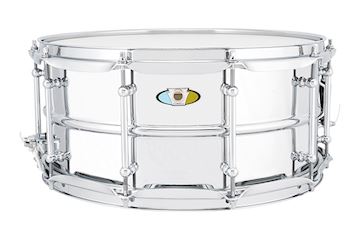 Ludwig - lu6514sl supralite steel snaredrum 6,5"x14"