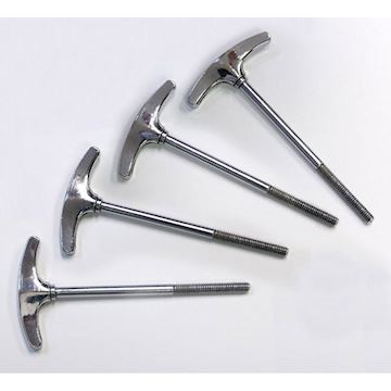 Ludwig - 4 1/8" t-rod w/washer---4 pk