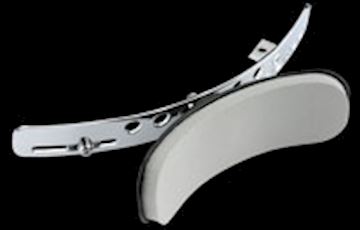 Majestic - leg rest (black epoxy coated / short)