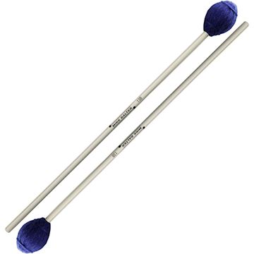 Mike balter - ba13b marimba mallets, medium, blue yarn