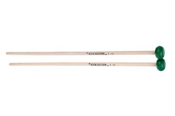 Mike balter - ba-4b marimba mallets medium oval light green balls, birch