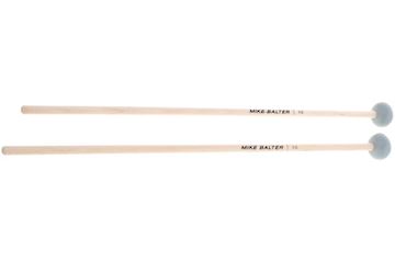 Mike balter - ba6 marimba mallets oval grey rubber, hard, birch