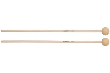 Musser - mus111 mallets xylofoon, soft tan rubber ball, birch handle