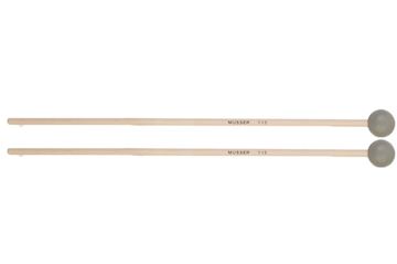Musser - mus113 mallets xylofoon, hard grey rubber ball, birch handle