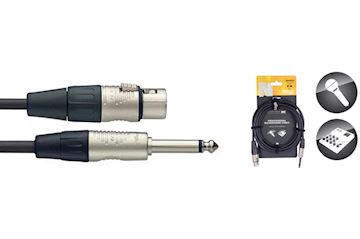 Stagg - 6m microfoonkbl xlrv-jckm dlx